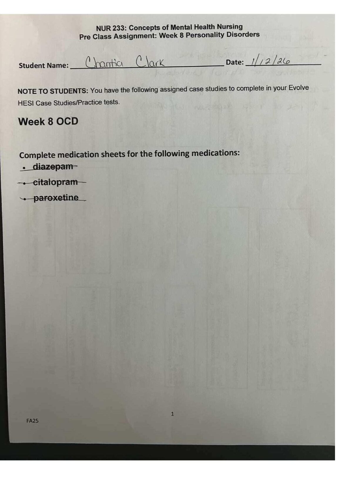 NUR 233 MH week 8 med_sheets .pdf Preview 1