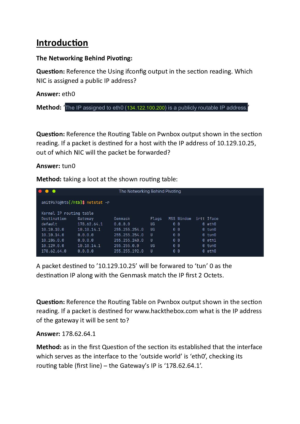 Pivoting, Tunneling, and Port Forwarding: Hack The Box Module 158 document preview page 2