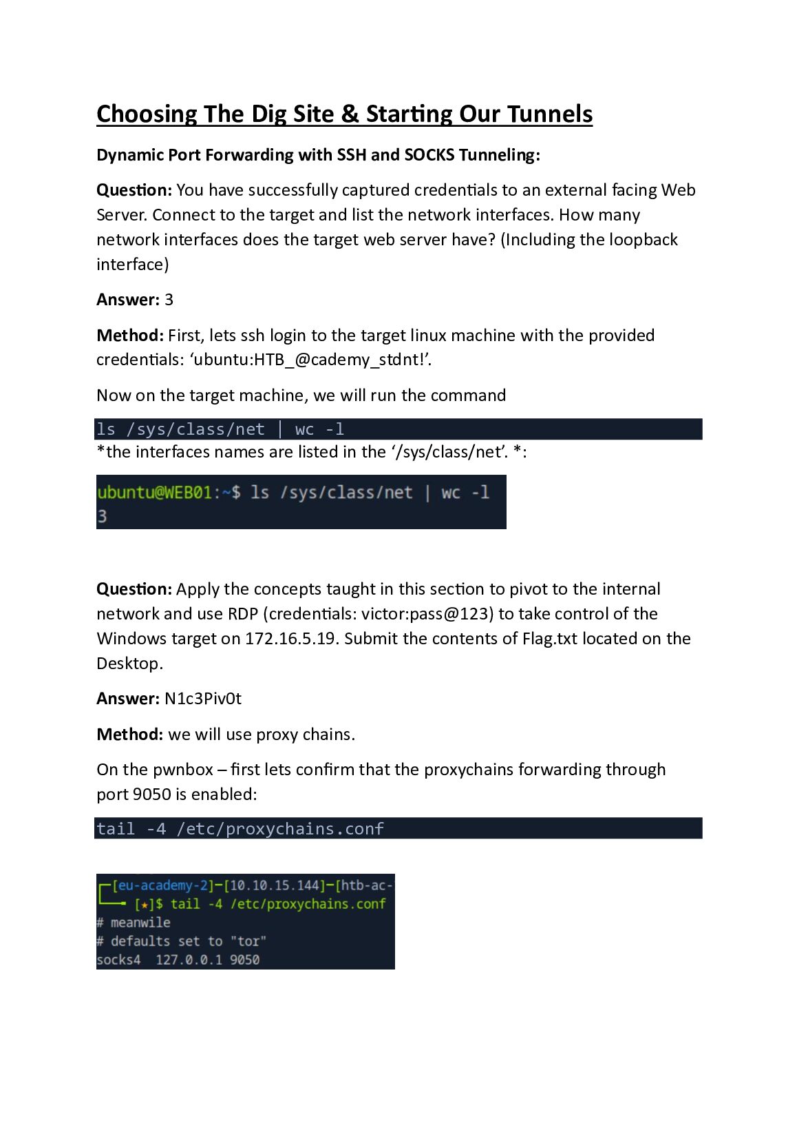 Pivoting, Tunneling, and Port Forwarding: Hack The Box Module 158 document preview page 3