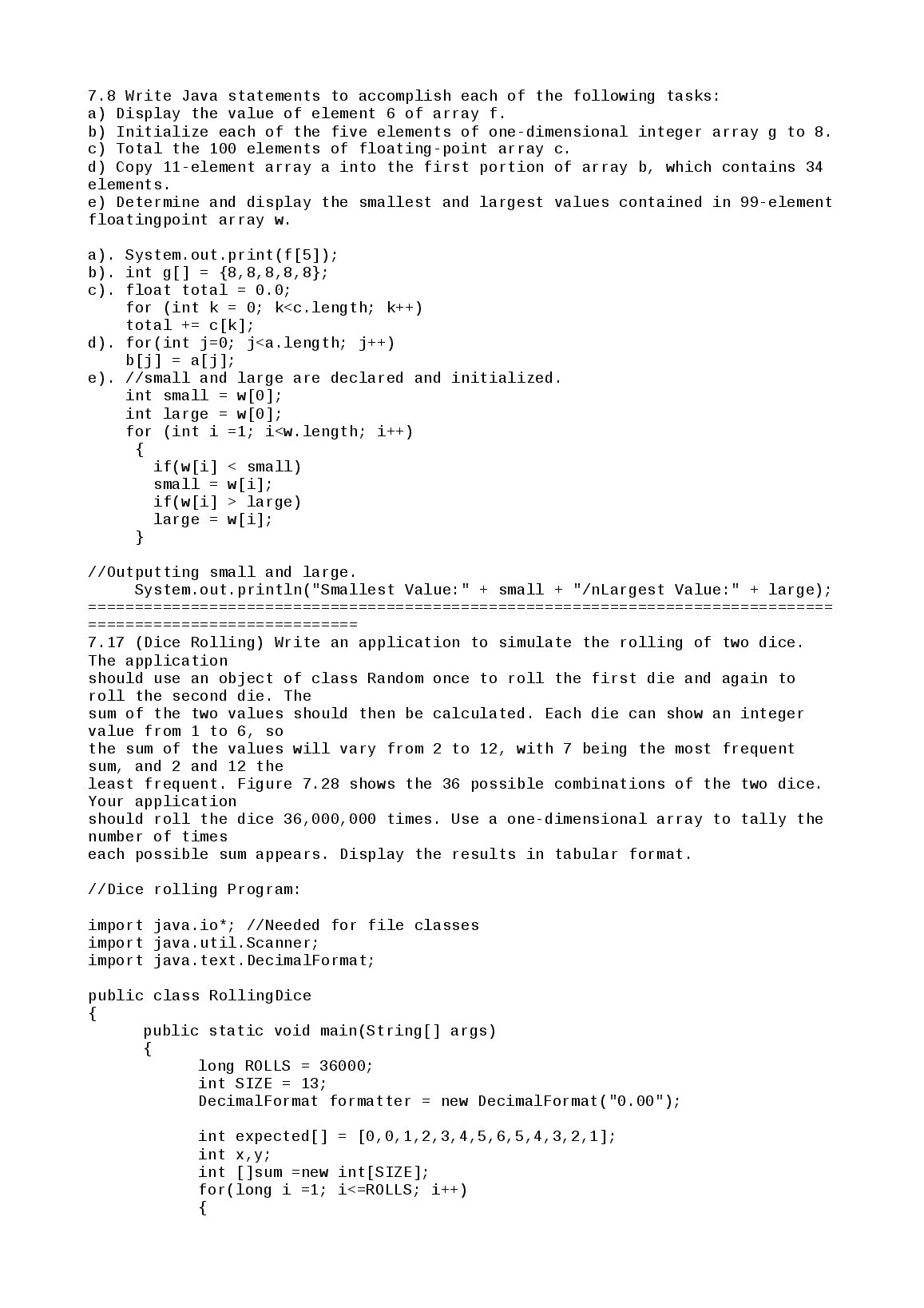 CIS 43 Chapter 7 Homework. preview image