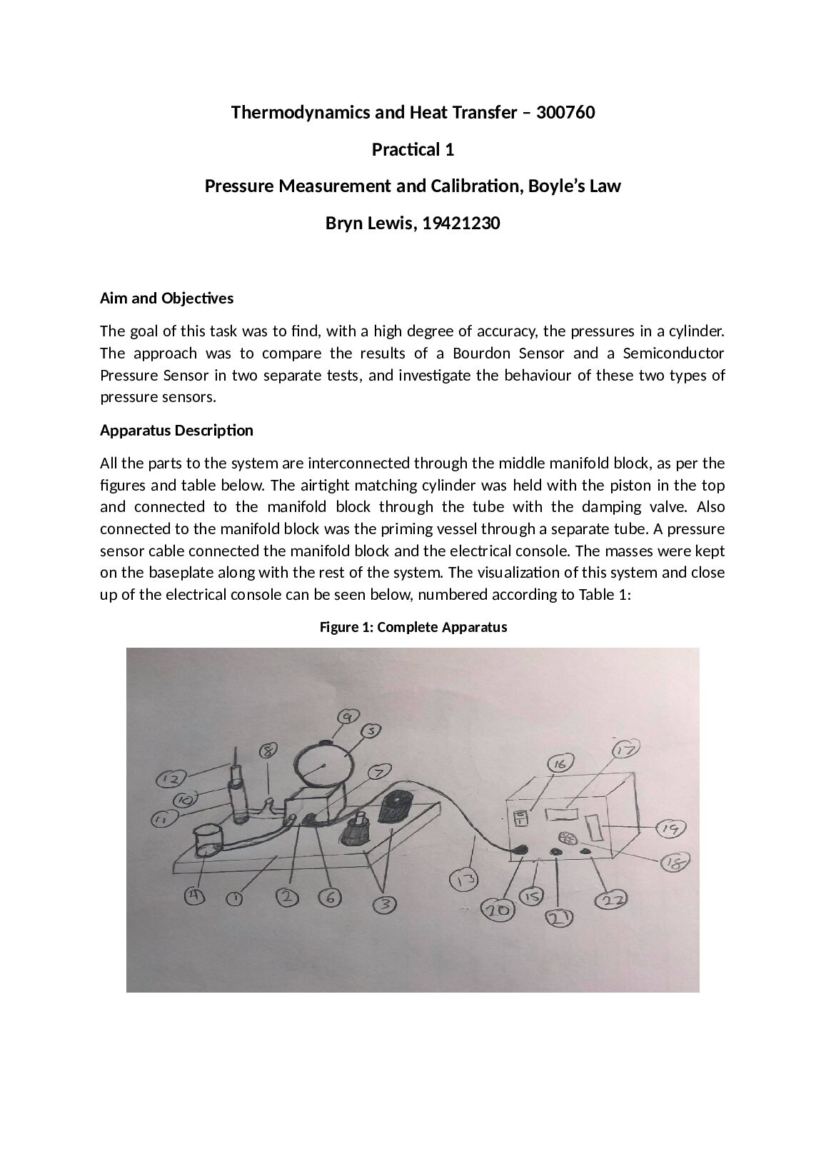 Pressure Measurement and Calibration, Boyle’s Law preview image