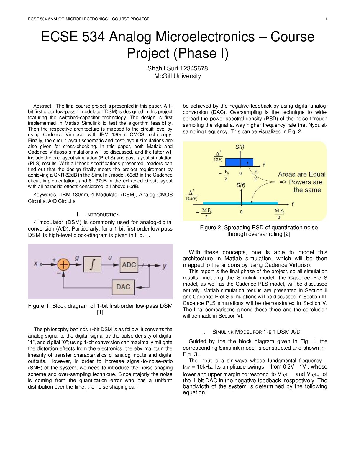 ECSE 534 Analog Microelectronics – Course Project (Phase I) preview image