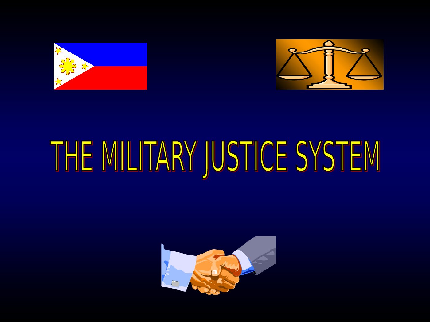 MILITARY JUSTICE SYSTEM preview image