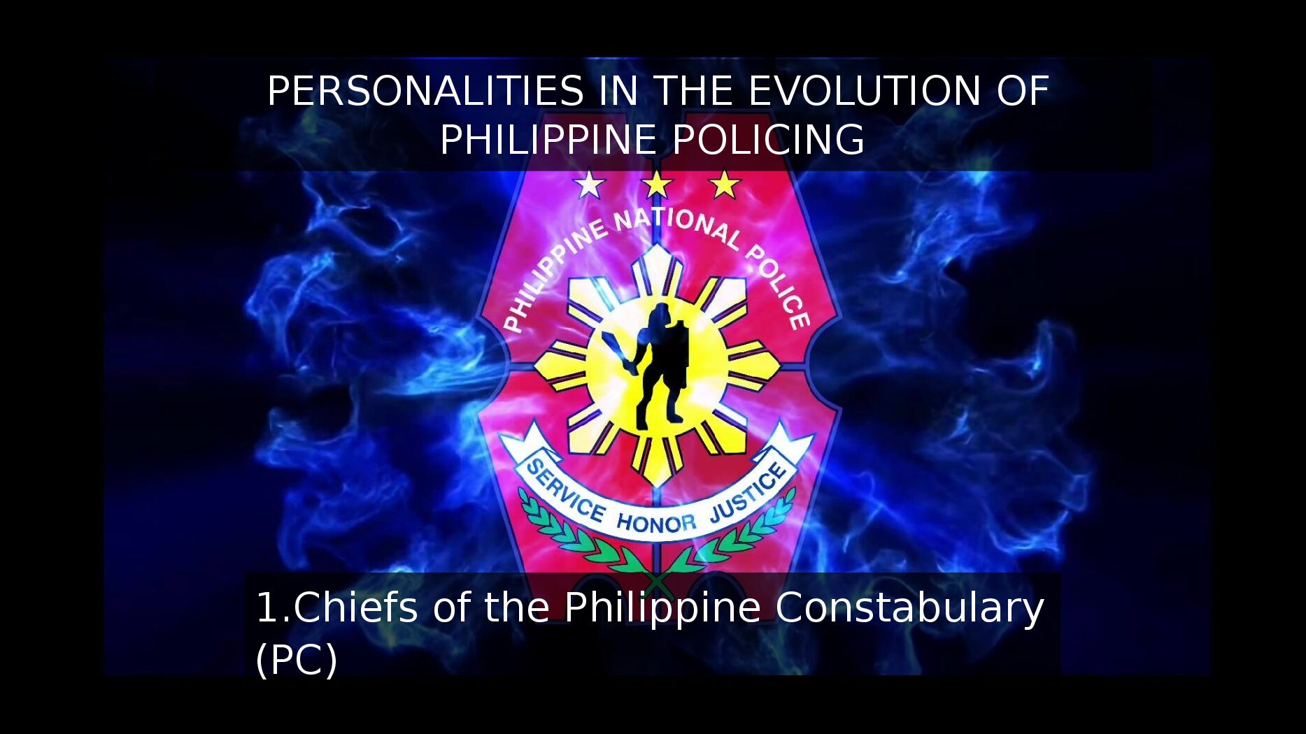 PERSONALITIES IN THE EVOLUTION OF PHILIPPINE POLICING preview image