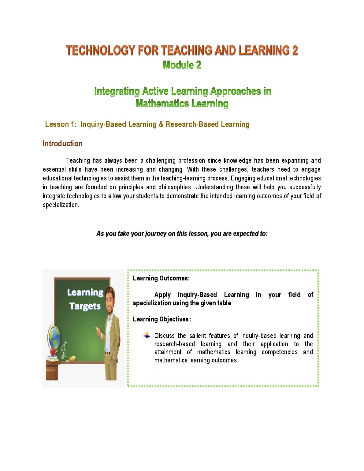 Integrating Active Learning Approcaches in Mathematical Learning preview image