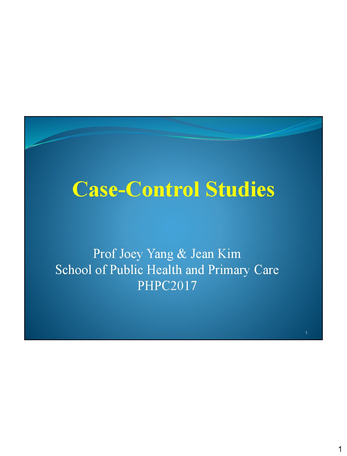 PHPC 2017 Case-Control Studies preview image