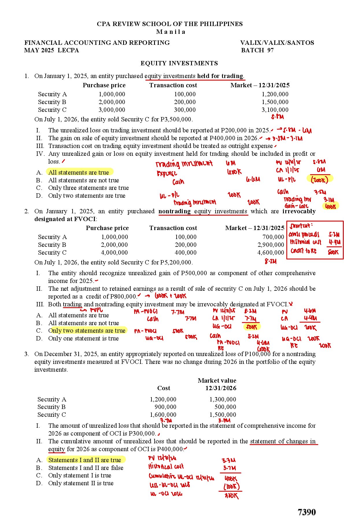 FINANCIAL ACCOUNTING AND REPORTING MAY 2025 LECPA BATCH 97  EQUITY INVESTMENTS | CPA REVIEW SCHOOL OF THE PHILIPPINES  M... preview image