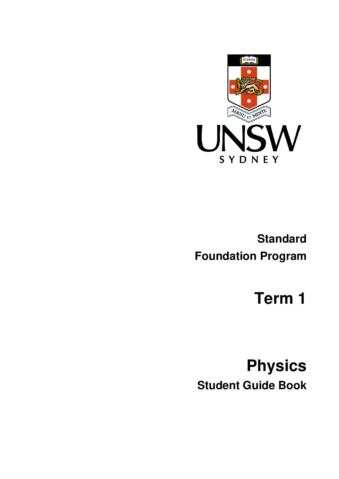 FS2020 Term 1 Standard Tutorial Book-c preview image