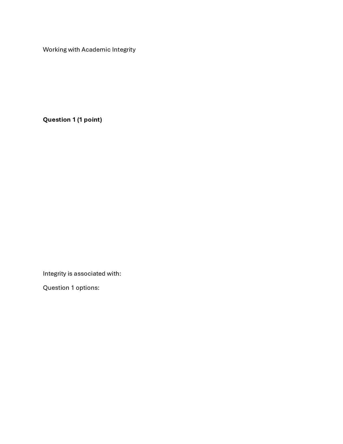 Working with Academic Integrity preview image