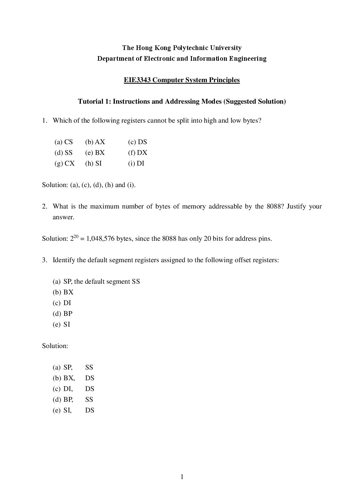 EIE3343 Computer System Principles preview image